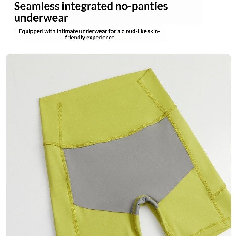High-waisted Butt-lifting Workout Shorts For Outdoor Training