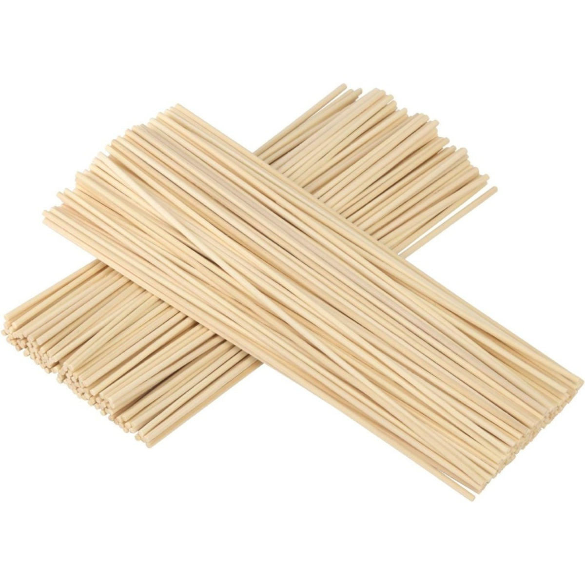 Rattan Sticks, Approx. 200 Pieces - Natural Craft Sticks For DIY Projects And Party Supplies Set