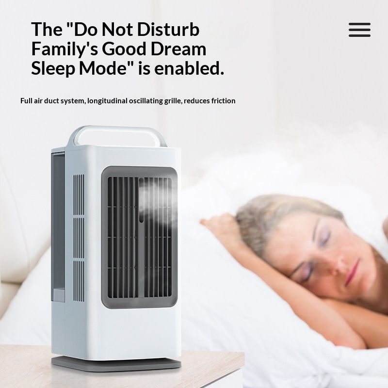 Household Smart Humidifying Desktop Remote-control Timed Mini Evaporative Cooler