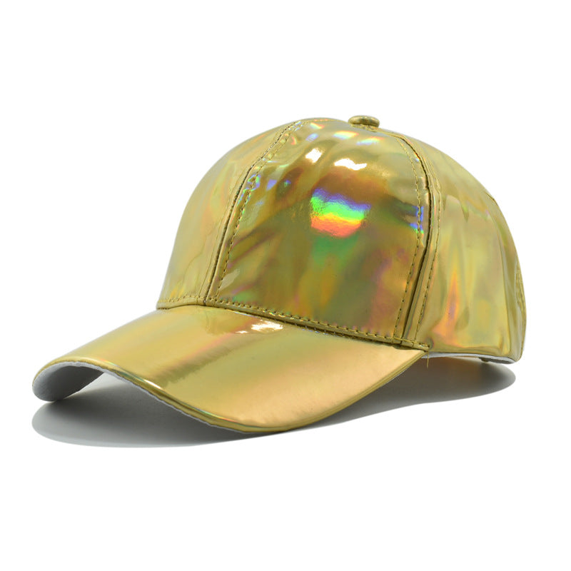 Women's Sequin Fashion Trend Sun-protective Shiny Surface Baseball Cap With Futuristic Technology Feel, Sweet And Cool Girl Style, Suitable For Daily Outings And Versatile Wear.