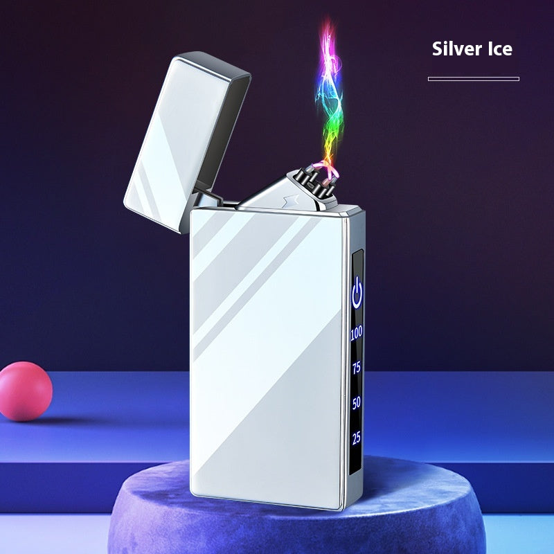 Double-layer Windproof Charging Intelligent Power Display Lighter