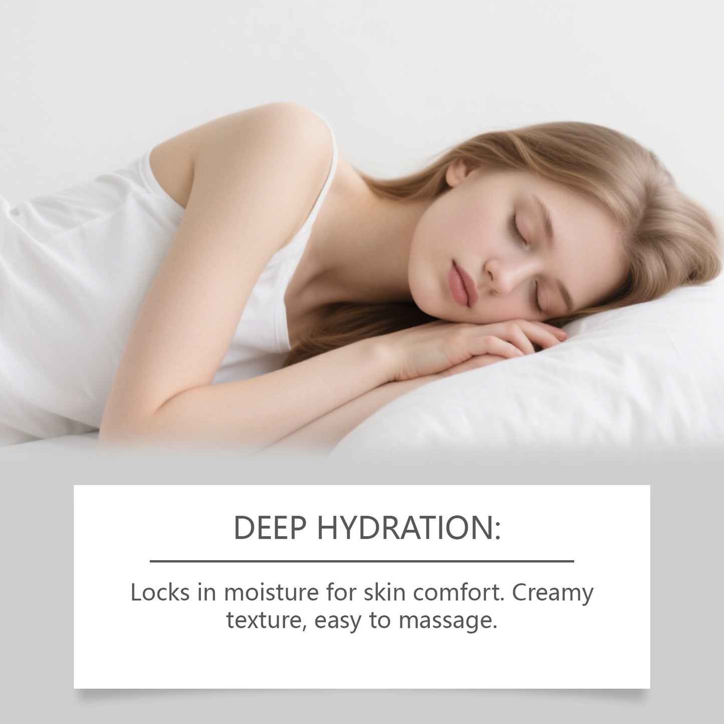 Sleep Care Magnesium Cream Nourishes The Body And Provides Comfort Before Bedtime