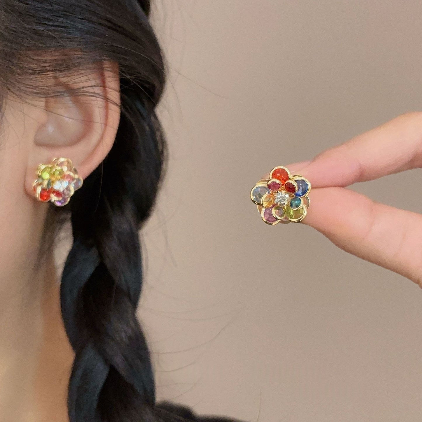 Light Luxury Fashion Trend Earrings Cold Feeling