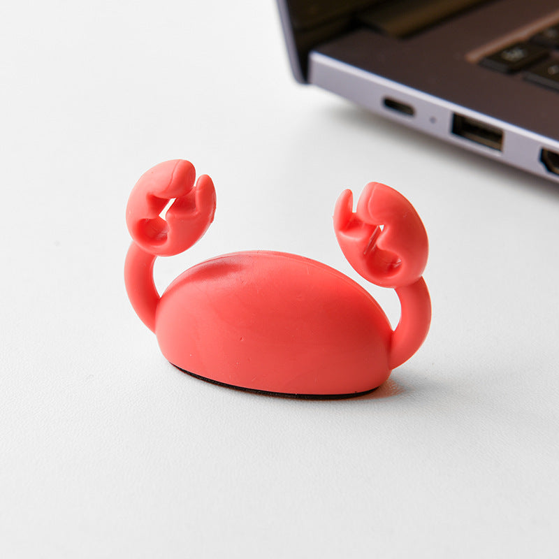 Cartoon Crab Cord Manager Mobile Phone Charging Cable