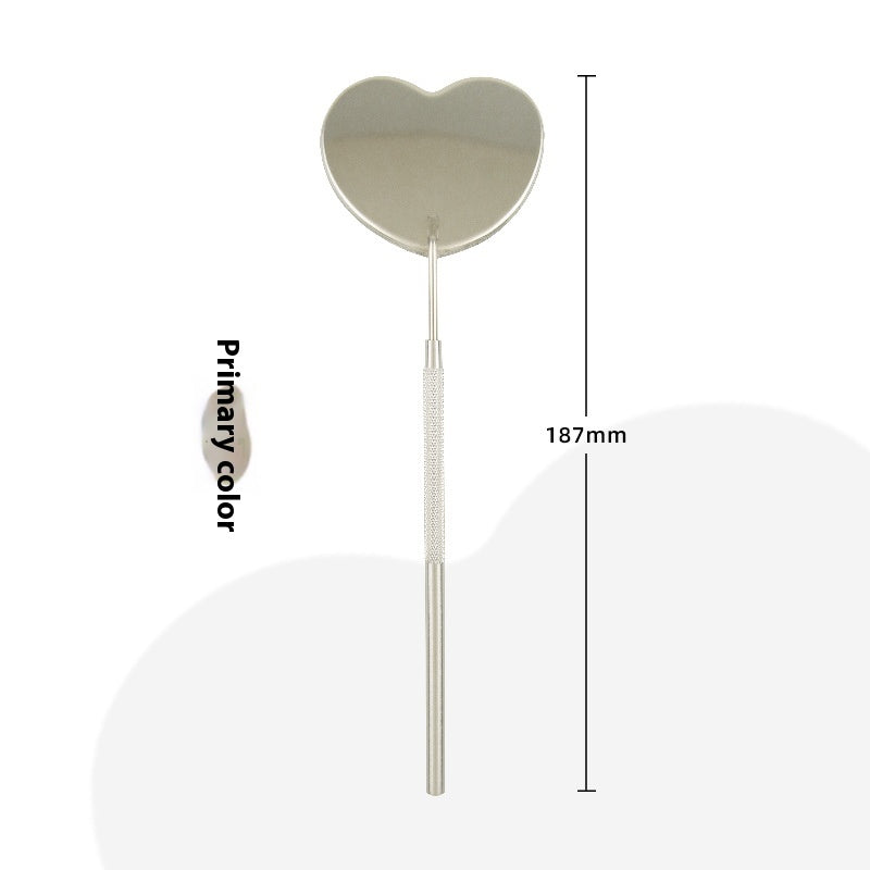 Stainless Steel Grafting Eyelash Mirror Beauty Tools
