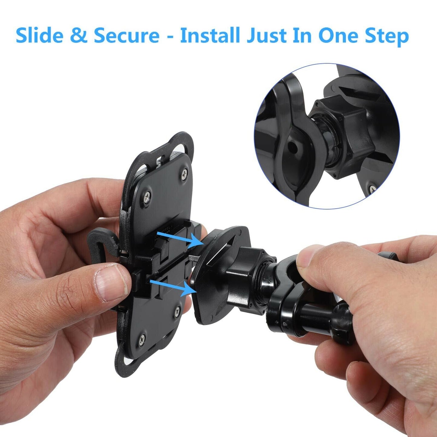 360Motorcycle Bike Bicycle Handlebar Mount Holder For Mobile Phone GPS AU
