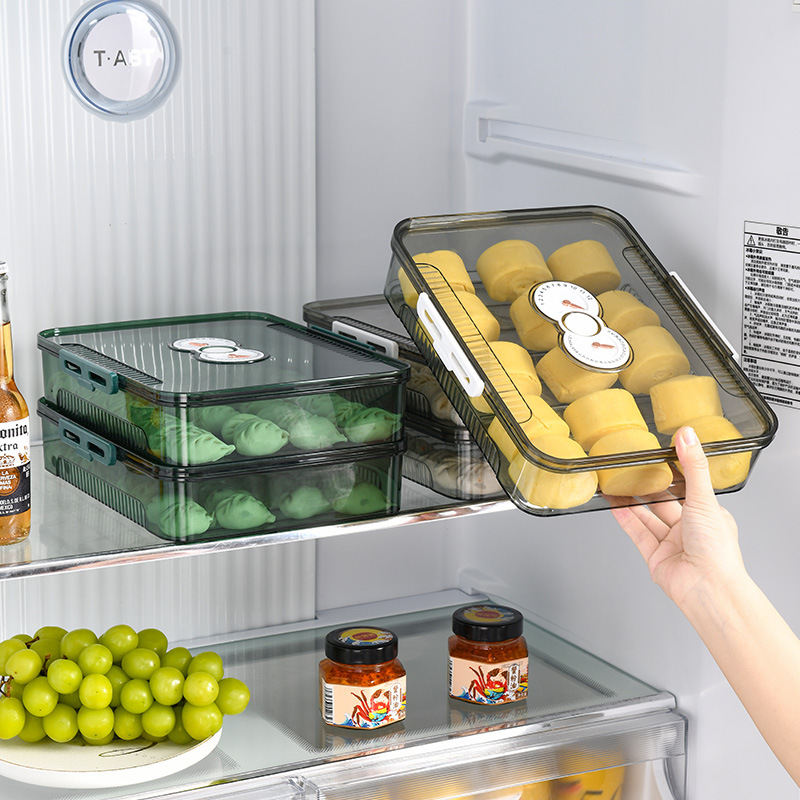 Dumpling Box Food Grade Freezer Safe Airtight Storage Container For Home Use
