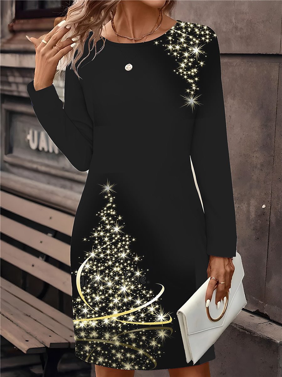 Women's Sweater Mini Dress Active Fashion