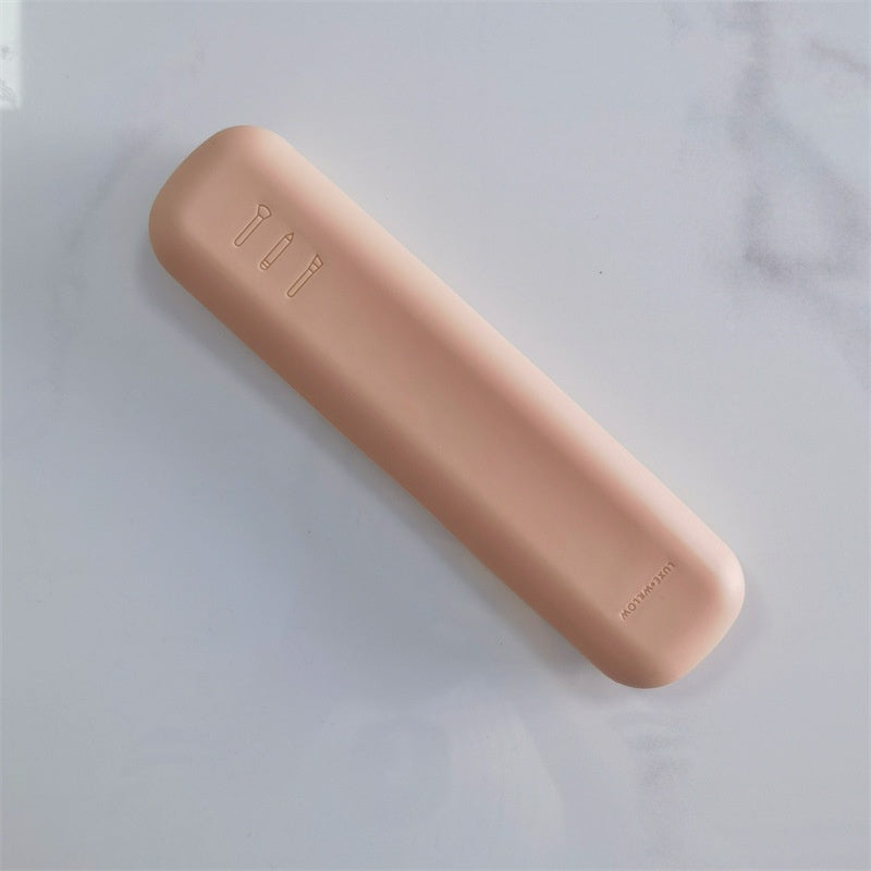 Silicone Makeup Brush Multifunctional Travel Zipper Storage Bag