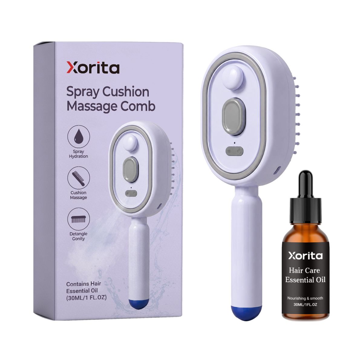 Electric Spray Airbag Massage Comb