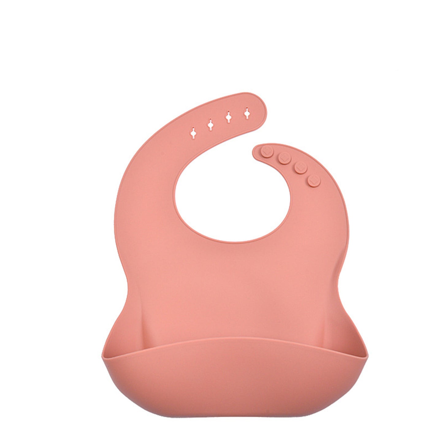 Soft Silicone Baby Bibs - Waterproof, Adjustable & BPA-Free For Infants & Toddlers 10-72 Months, Unisex Feeding Essentials In 7 Colors