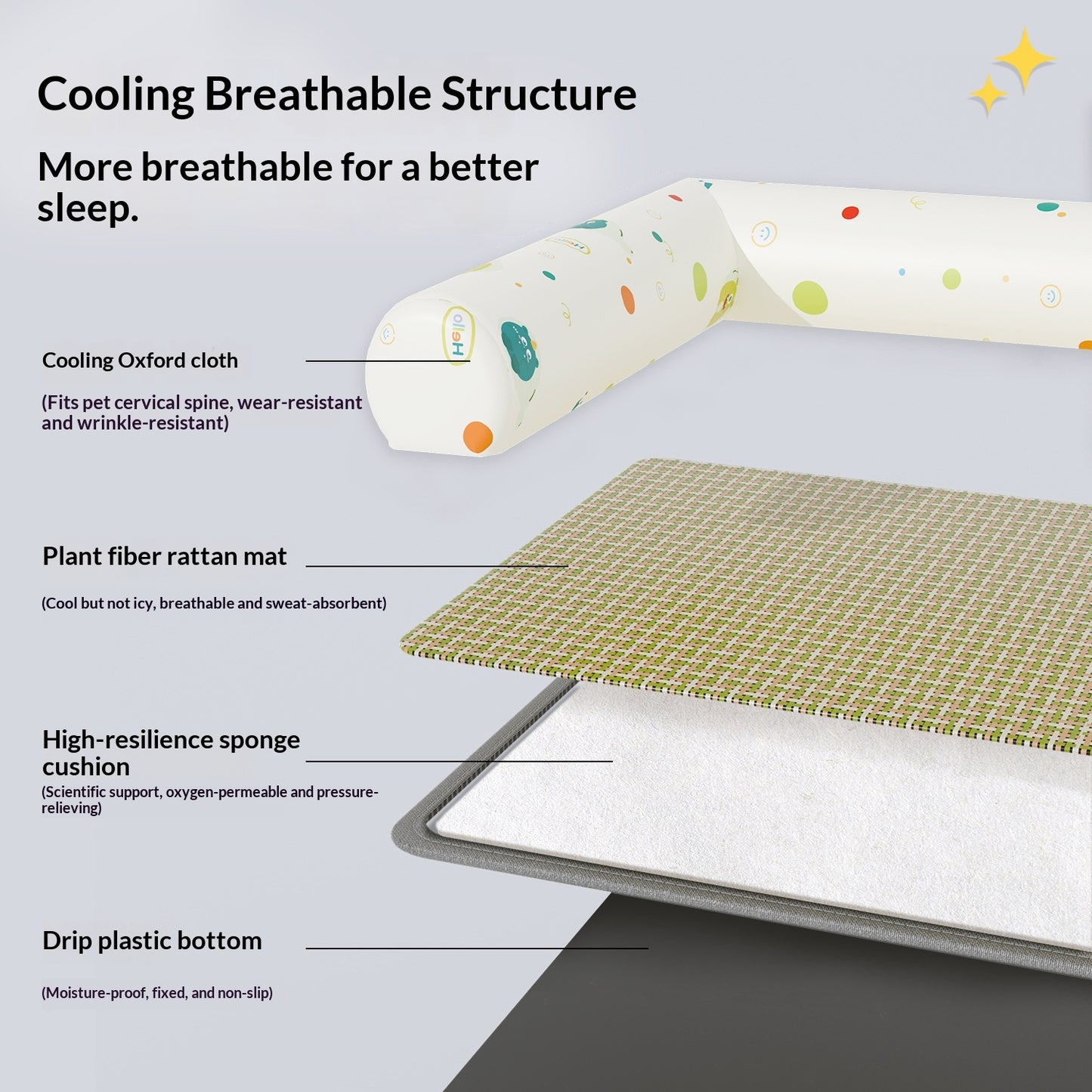 Fashionable And Unique Summer Cat Cooling Mat