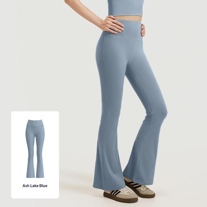Flared Fitness And Pilates Workout Bell-bottom Pants For Women