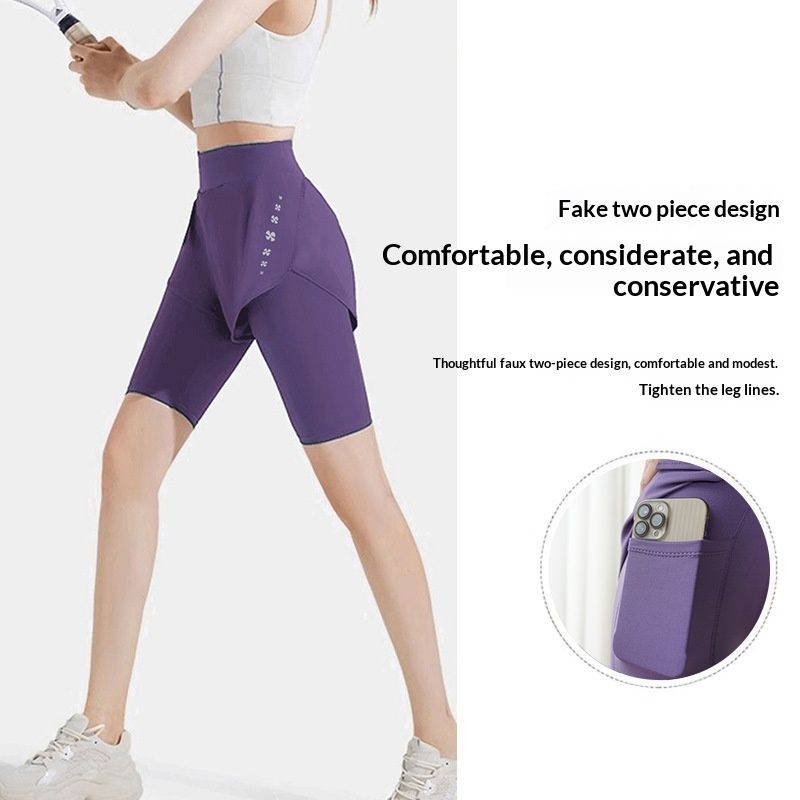 Womens Summer Thin Stretchy Yoga And Running Capri Pants
