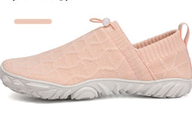 Men's Slip-on Breathable Flyknit Soft Bottom Indoor Fitness Shoes