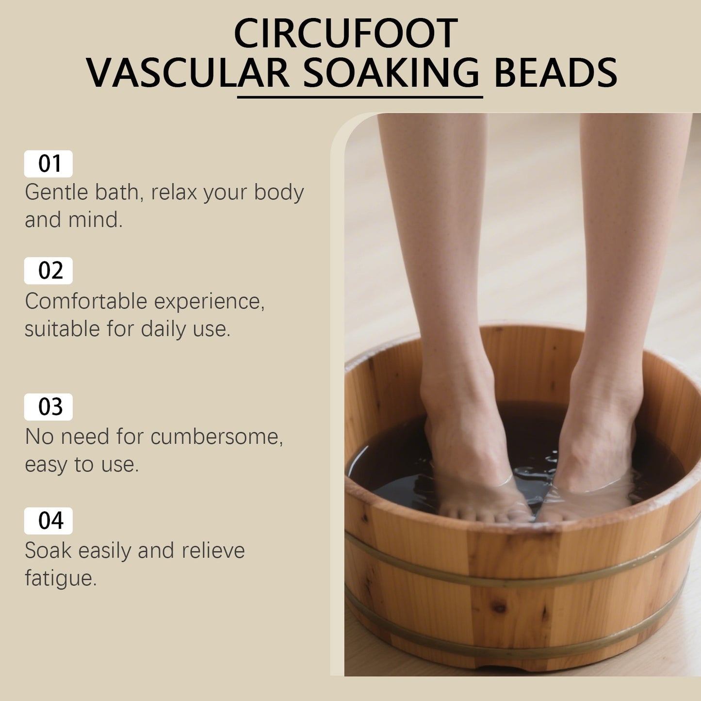 Comfortable Foot Soak Gel Beads Gently Nourish And Care For Your Legs And Feet
