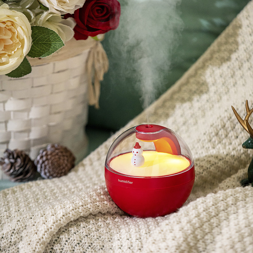 New Nordic-style Simulated Flame Aromatherapy Machine, Humidifier, Bedroom Ambient Light, Air Purifier, Smart Home Gift
