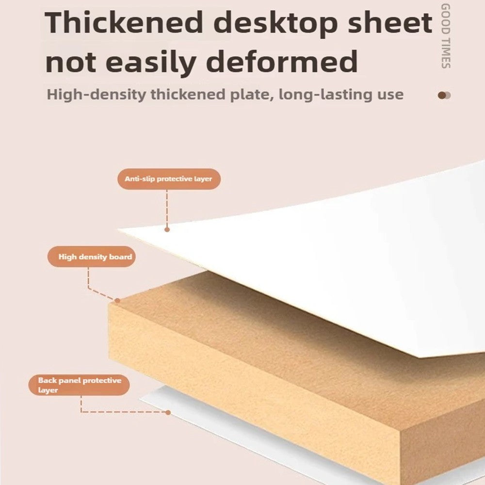 2 Layer Coffee Table Cloud Tea Table Modern Living Room Desk W Storage Shelf