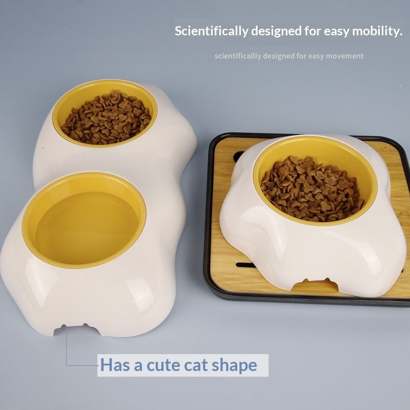 Creative Yolk-Shaped Pet Bowl Water Basin