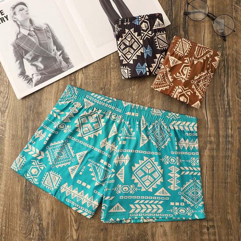 Retro Ethnic Style Men's Casual Home-Use Boxer Briefs