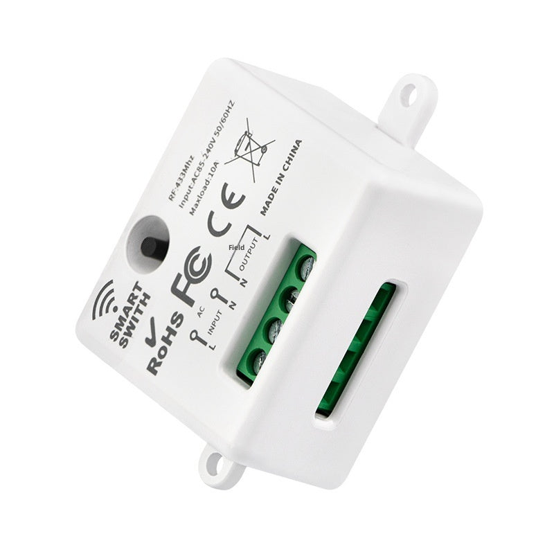 WiFi 433 MHz Mini Smart Switch TUYA Single Live And Neutral Wire