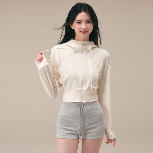 Hooded Yoga Clothing Top Women's Autumn New