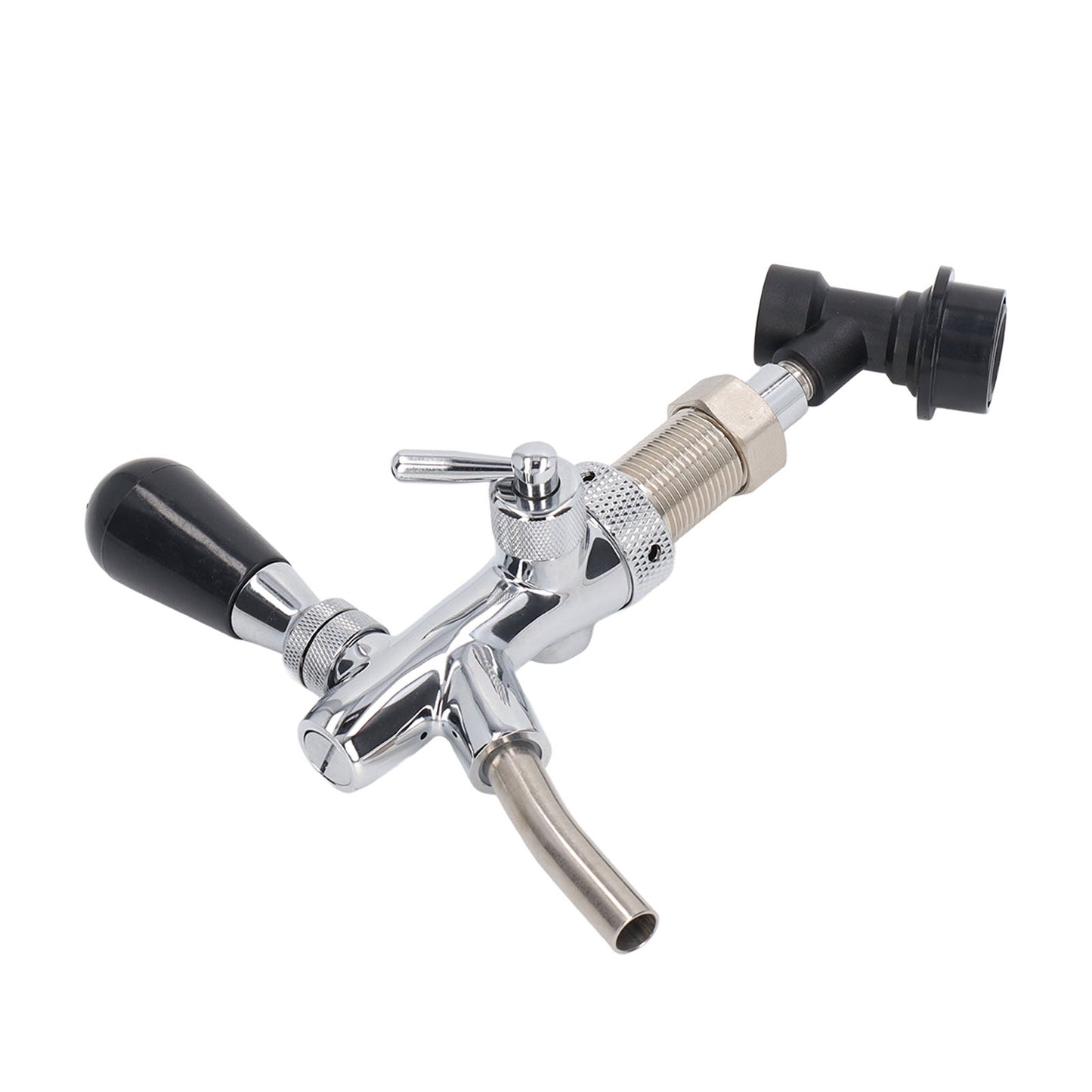 G5/8 Beer Tap 304 Stainless Steel Adjustable Beer Faucet Liquid Dispenser For Bar Restaurant Hotel Home