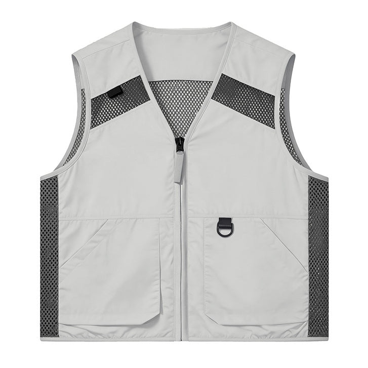 Mens Loose-Fit Outdoor Leisure Vest