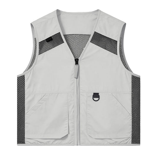 Mens Loose-Fit Outdoor Leisure Vest