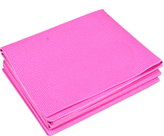 Fitness Folding PVC Out Travel Portable Thin Anti-slip Home Yoga Mat