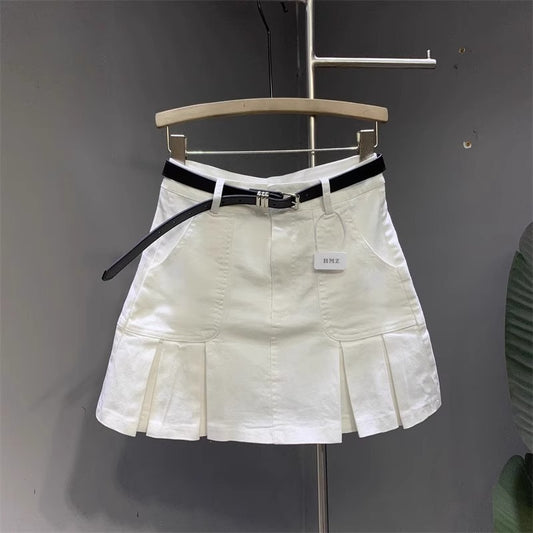 Korean-style High-waisted Anti-exposure Bodycon Skirt