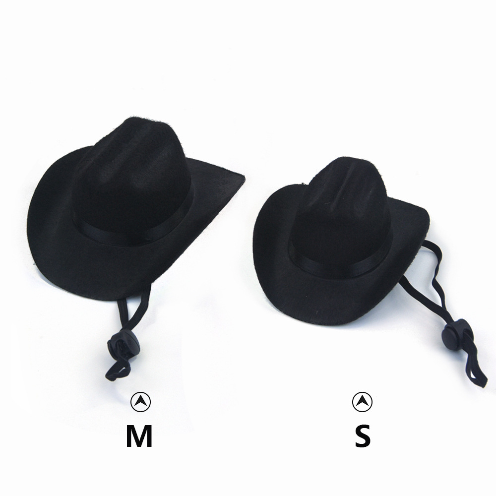 Small Cowboy Pet Hat For Cats Dogs Party Festival Costume Photo Accessory