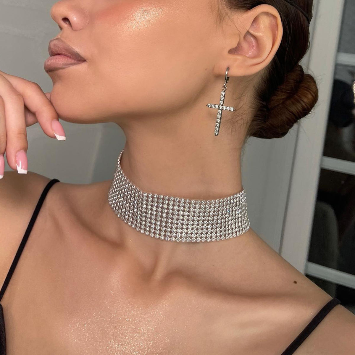 Fashion Accessories Super Rhinestone Necklace
