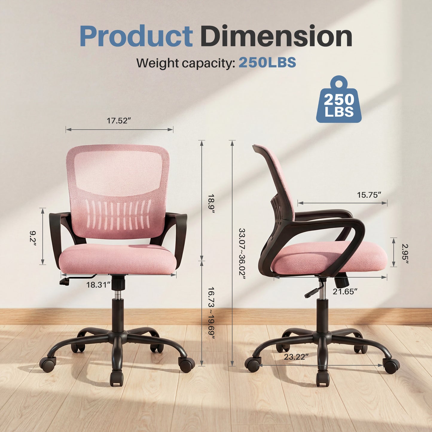 The Adjustable Rotating Back-style Computer Desk And Chair Not Only Offers Comfortable Lumbar Support But Also Comes With Comfortable Armrests.