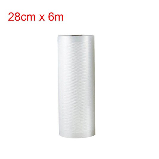 15 20 25 28 30 CM Vacuum Sealer Bags Rolls Vaccum Food Saver Storage Seal 15M 6M