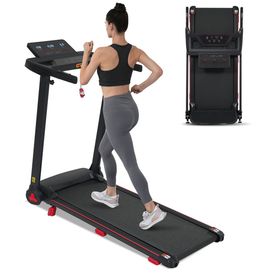 Treadmill With Incline Function, 3.0 HP, Folding, Home, 14 Km H, 8 Incline, 120 Kg, With Heart Rate Sensors, Type-C And USB Charging Station, Bluetooth, Dual Control Mode,12 Program