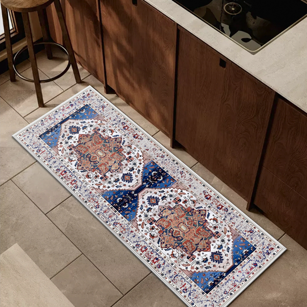 Boho Kitchen Rug Sets 3 Piece With Runner Non Slip Kitchen Rugs And Mats Washable Kitchen Mats For Floor Thick Kitchen Floor Mat Carpet Runner Rugs For Hallway Laundry Holiday Decor