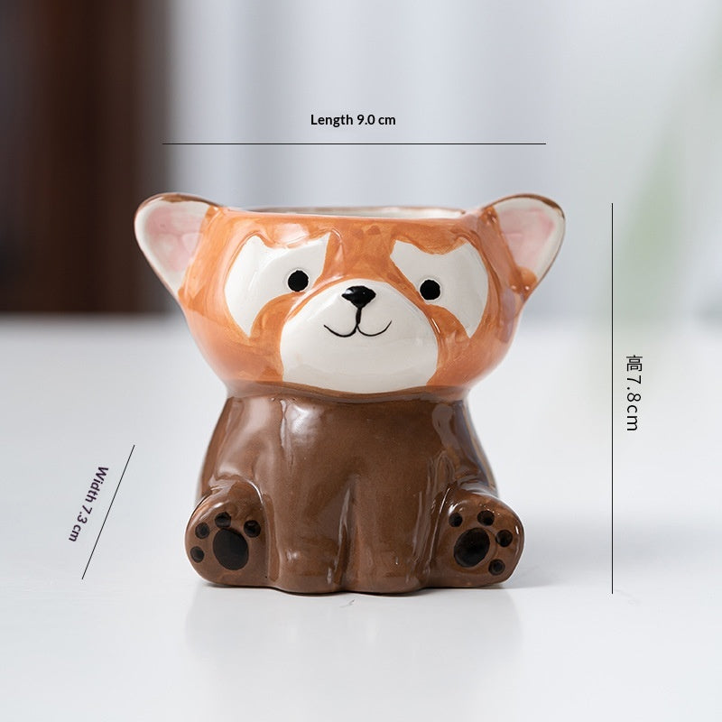 Cartoon Succulent Flower Pot Creative Home Gardening Planter