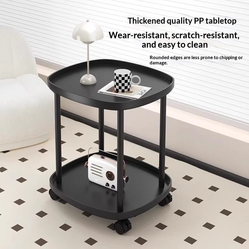 Mobile Bedside Cart With Wheels Mahjong Table Tea