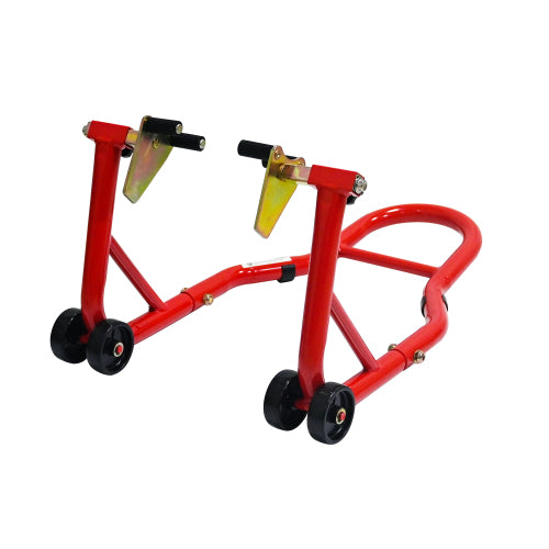 Motorcycle Stand Lift 440lbs Front Rear Combo Stand Lift Stand Front Wheel Fork Stand Rear U K Fork Swingarm Spool Stand Compatible With Most   Motorcycles