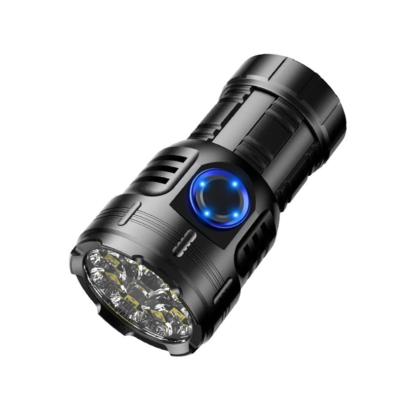 Magnetic Suction Strong Light Flashlight Charging Household Ultra-bright Outdoor