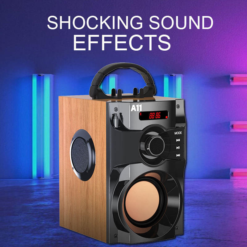 A11 Remote Control Cross-border Karaoke Three Trumpets Mobile Phone Wireless Bluetooth Audio