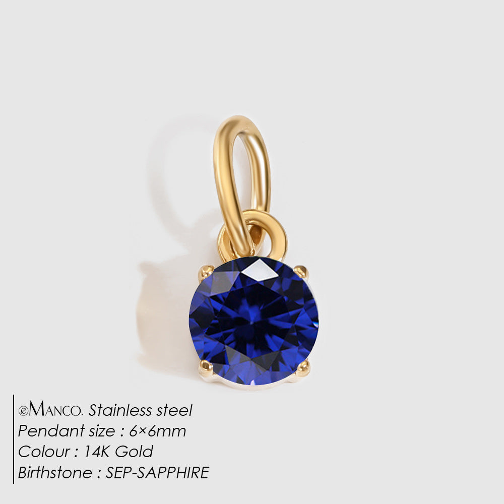 DIY Jewelry Accessories Stainless Steel Pendant Charms