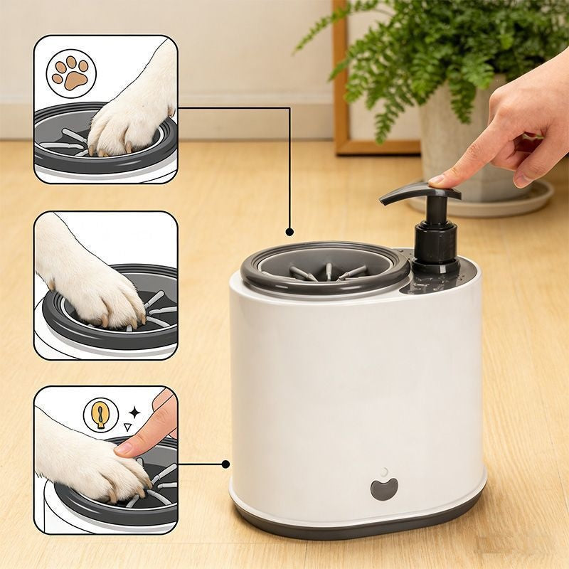 Cross-border 2-in-1 Electric Pet Foot Bath Cup
