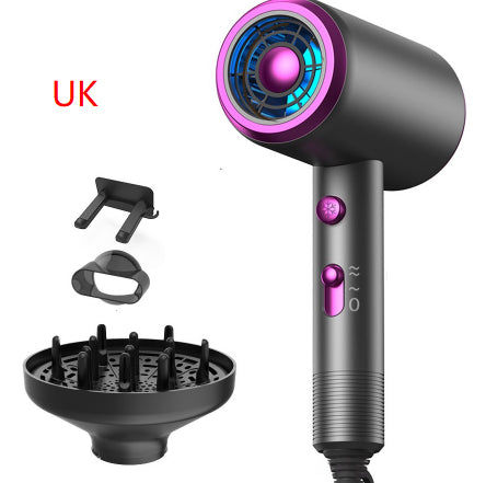 Hair Dryer With Negative Ions Offering Both Hot And Cool Air Settings