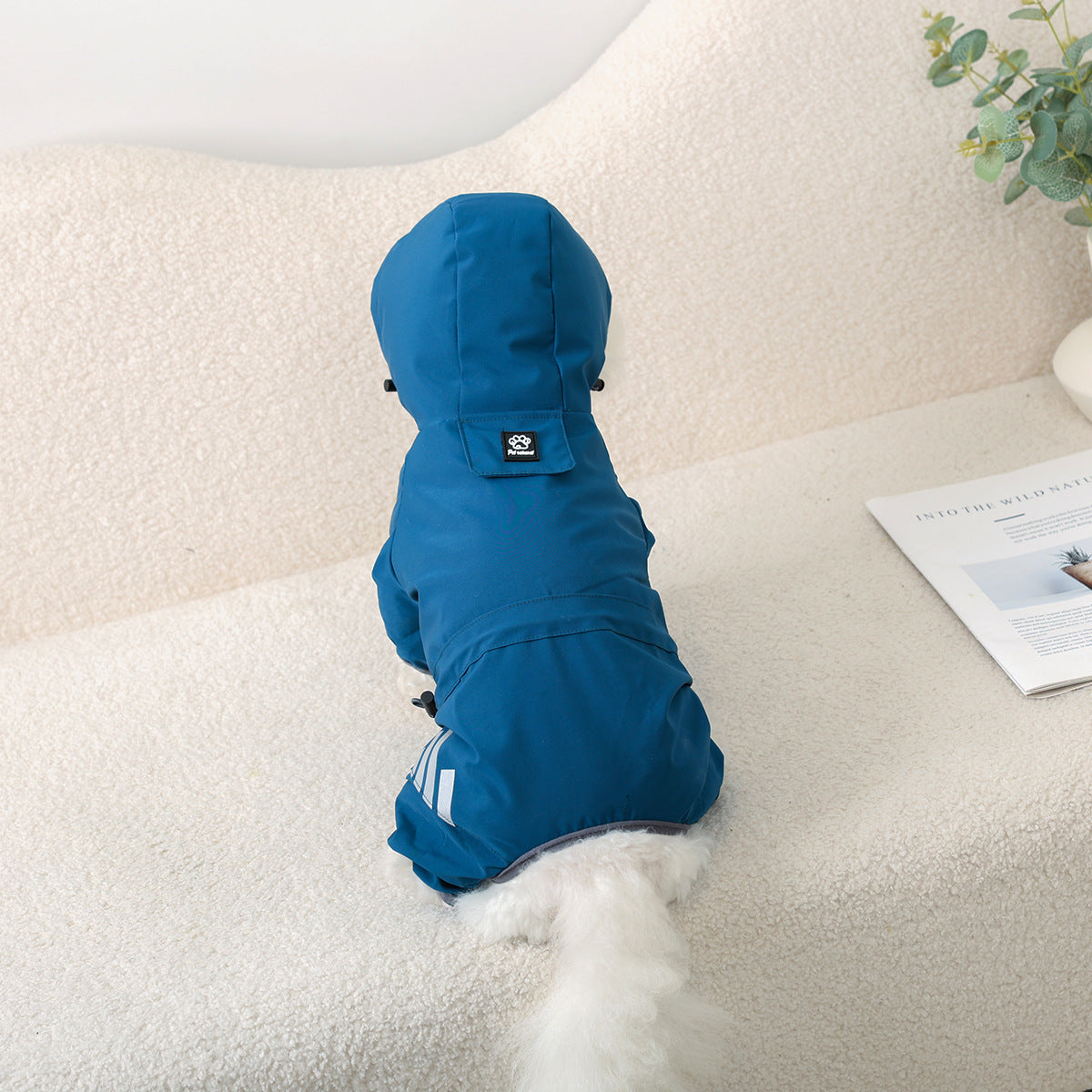 Pet Raincoat Four-legged Waterproof Poncho