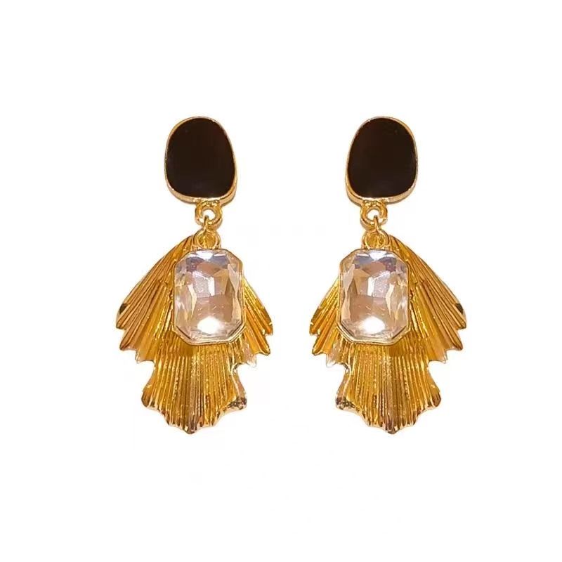 2026 New Chinese Style Irregular Dangle Earrings, Bold Light Luxury Jewelry