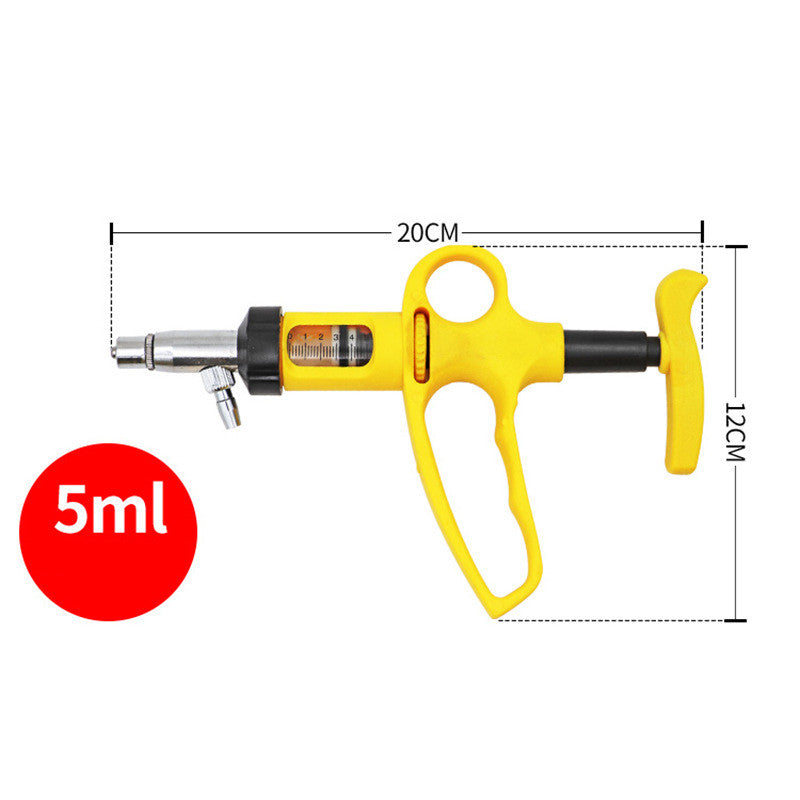 Adjustable Continuous Syringe For Veterinary Medicine Feeding And Breeding Equipment