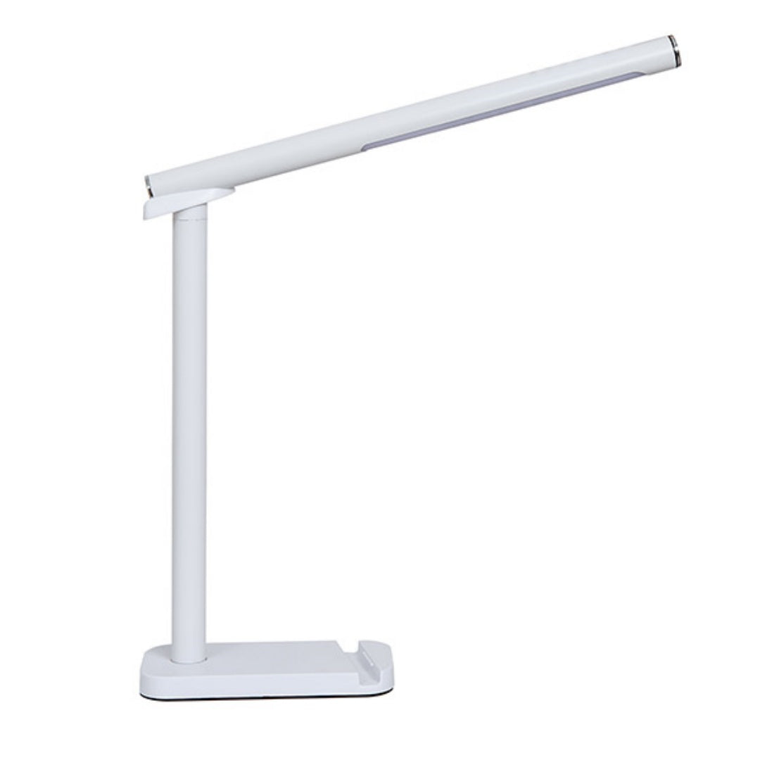 LED Desk Lamp 360 Adjustable, USB Charging Port, 5 Light Modes & Dimmable Brightness, Bedside Lamp For Reading, Craft, Work, Study White