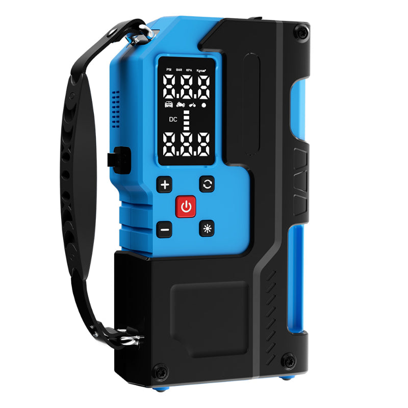 22-cylinder Emergency Car Starter All-in-one Air Pump With Monitoring And Wireless Charging